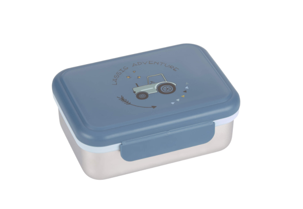 Lässig Brotdose - Lunchbox Edelstahl Adventure Traktor